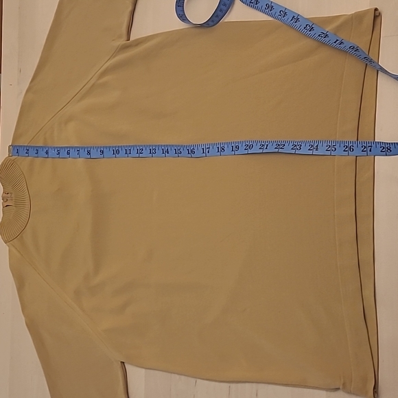 EUC VTG 70s Lady Booth Bay Khaki Mockneck Short Sleeved Shirt - Picture 13 of 13